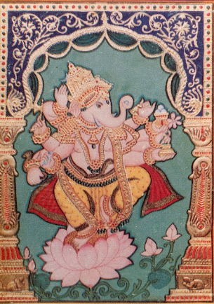 Mysore Painting - Traditional divine form